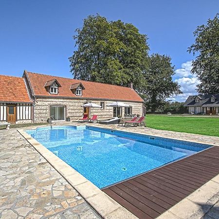 Clos Celeste - Campagne D Etretat Avec Piscine Et Spa Écrainville Dış mekan fotoğraf