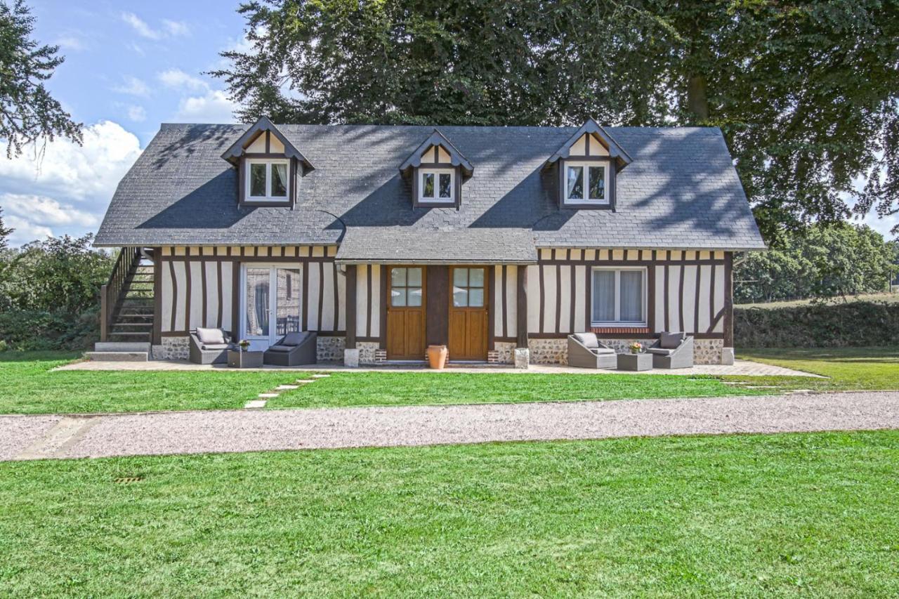 Clos Celeste - Campagne D Etretat Avec Piscine Et Spa Écrainville Dış mekan fotoğraf