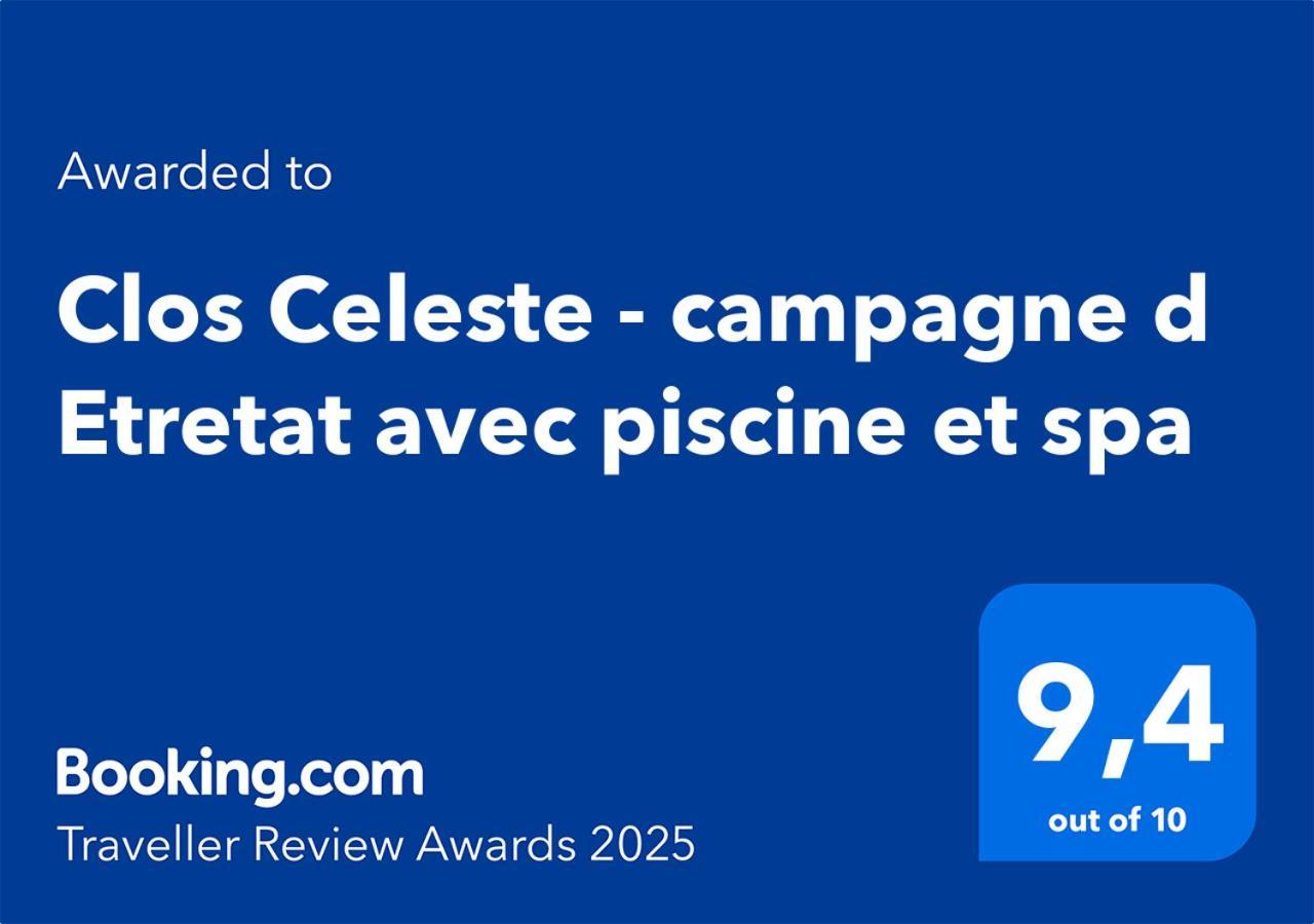 Clos Celeste - Campagne D Etretat Avec Piscine Et Spa Écrainville Dış mekan fotoğraf